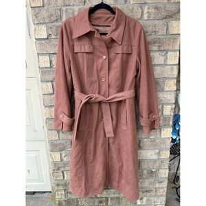 Vintage Forecaster of Boston  Trench Coat Jacket Zip out Liner Size Large